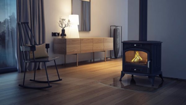 Liatinové kachle KOZA K6 s ventilátorom TURBOFAN -03