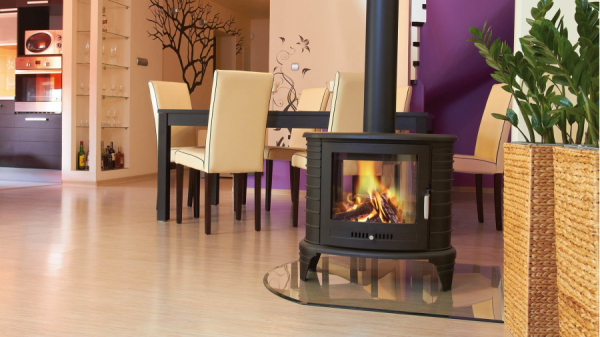 Liatinové kachle KOZA K8 s tunelovým presklením -02