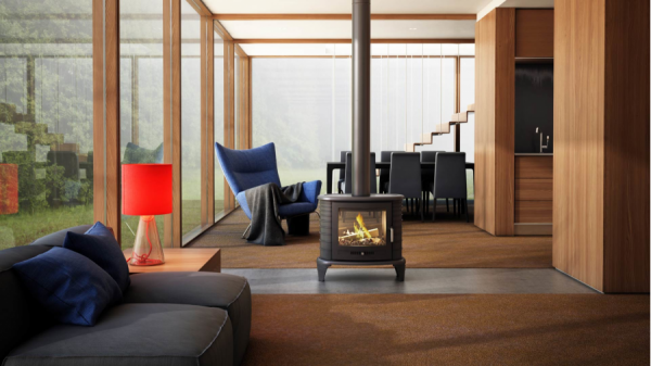 Liatinové kachle KOZA K8 s tunelovým presklením -03