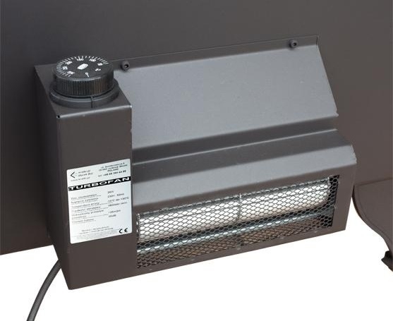 Liatinové kachle KOZA K8 s ventilátorom TURBOFAN -05