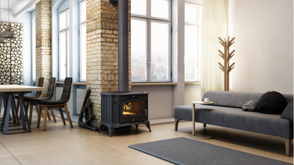 Liatinové kachle KOZA K9 s automatickým ovládaním prívodu vzduchu ASDP -03