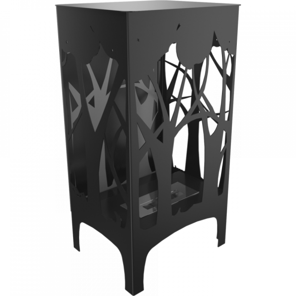 Voľne stojaci biokrb FOXTROT čierny 360x290mm -02