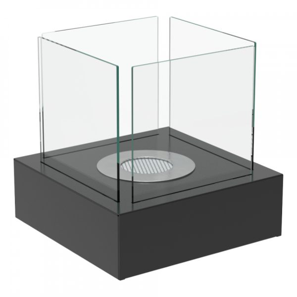 Voľne stojaci biokrb TANGO 3 čierny 300x300mm -02