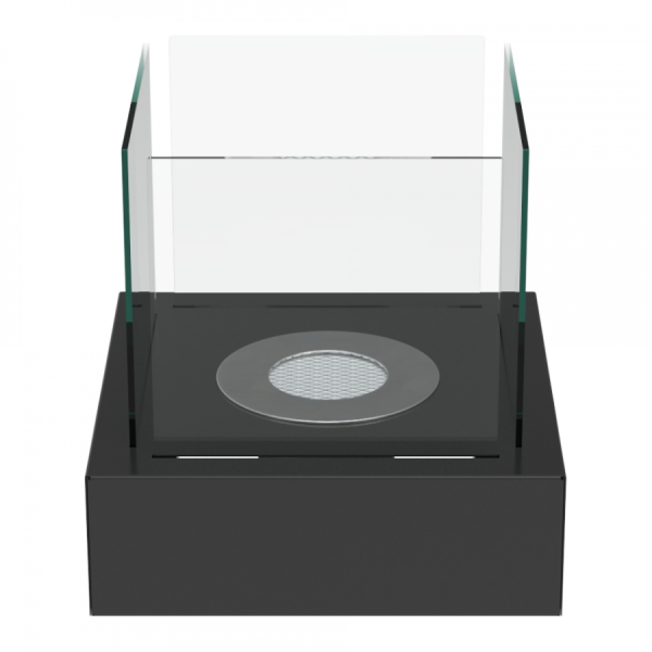 Voľne stojaci biokrb TANGO 3 čierny 300x300mm -03