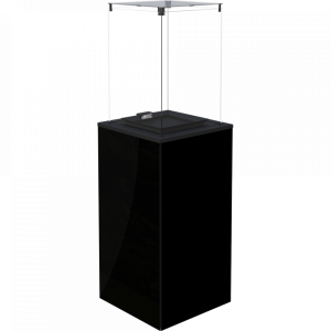 Plynový ohrievač PATIO MINI s čiernymi sklenenými panelmi -02