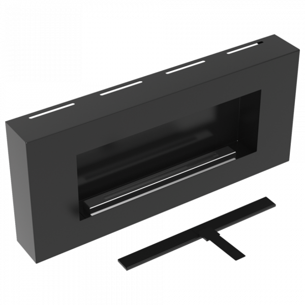 Závesný biokrb DELTA FLAT čierny 900x400mm -05