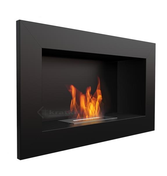 Závesný biokrb Golf čierny 650x375mm -01