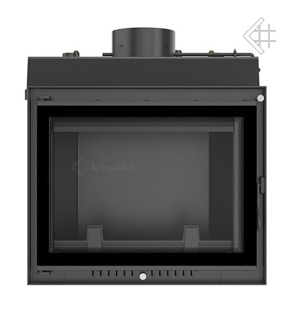 Teplovodná krbová vložka ANTEK 8 DECO s dochladzovacou špirálou -02