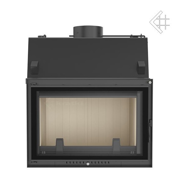 Teplovodná krbová vložka OLIWIA 22 DECO s dochladzovacou špirálou -02