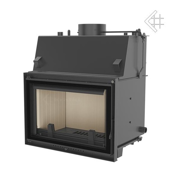 Teplovodná krbová vložka OLIWIA 22 DECO s dochladzovacou špirálou -03