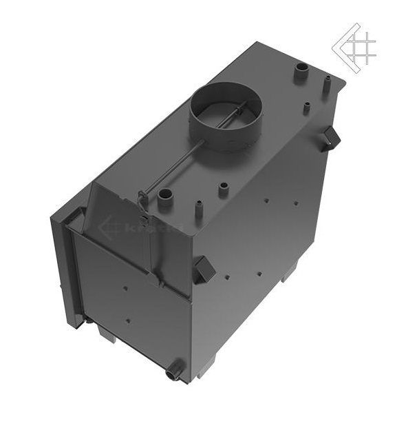 Teplovodná krbová vložka OLIWIA 22 DECO s dochladzovacou špirálou -04