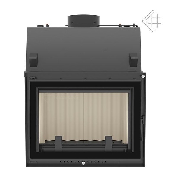 Teplovodná krbová vložka ZUZIA 15 DECO s dochladzovacou špirálou -02