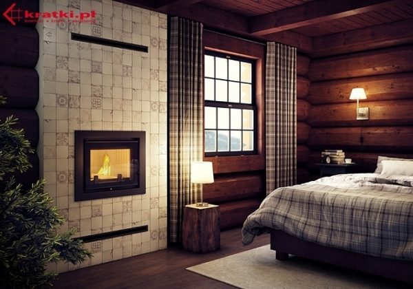 Teplovodná krbová vložka ZUZIA 15 DECO s dochladzovacou špirálou -04