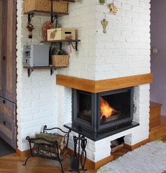 Teplovodná krbová vložka ZUZIA 15 ľavé presklenie s dochladzovacou špirálou -02